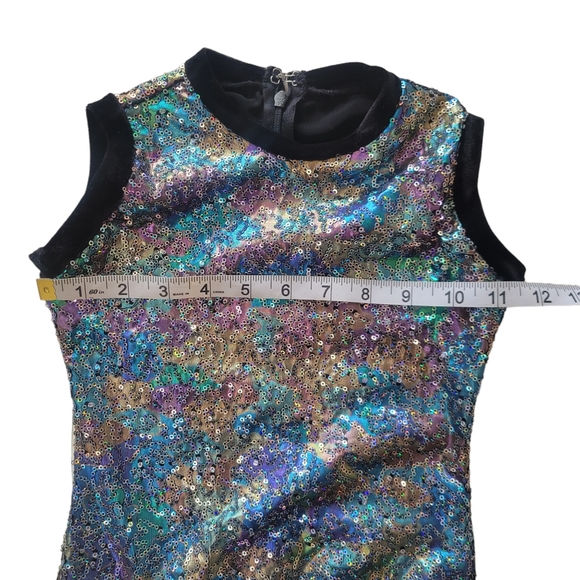 Iridescent Sequin Gymnastics Leotard , Multicolor 7/8 years old - Picture 3 of 9